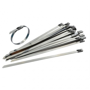 Stainless Steel Cable Tie 300mm x 4.6mm Pack of 100